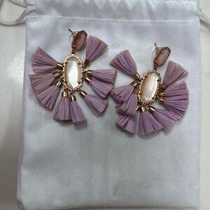 Kendra Scott lilac and Rafa earrings